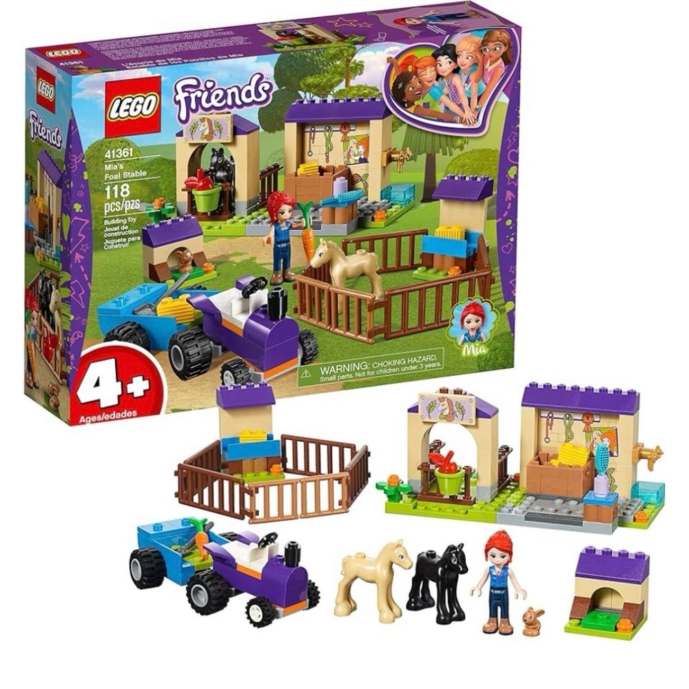 LEGO Friends Mia’s Foal Stable #41361